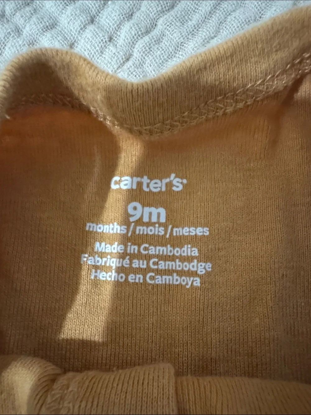 Carters sleeveless one